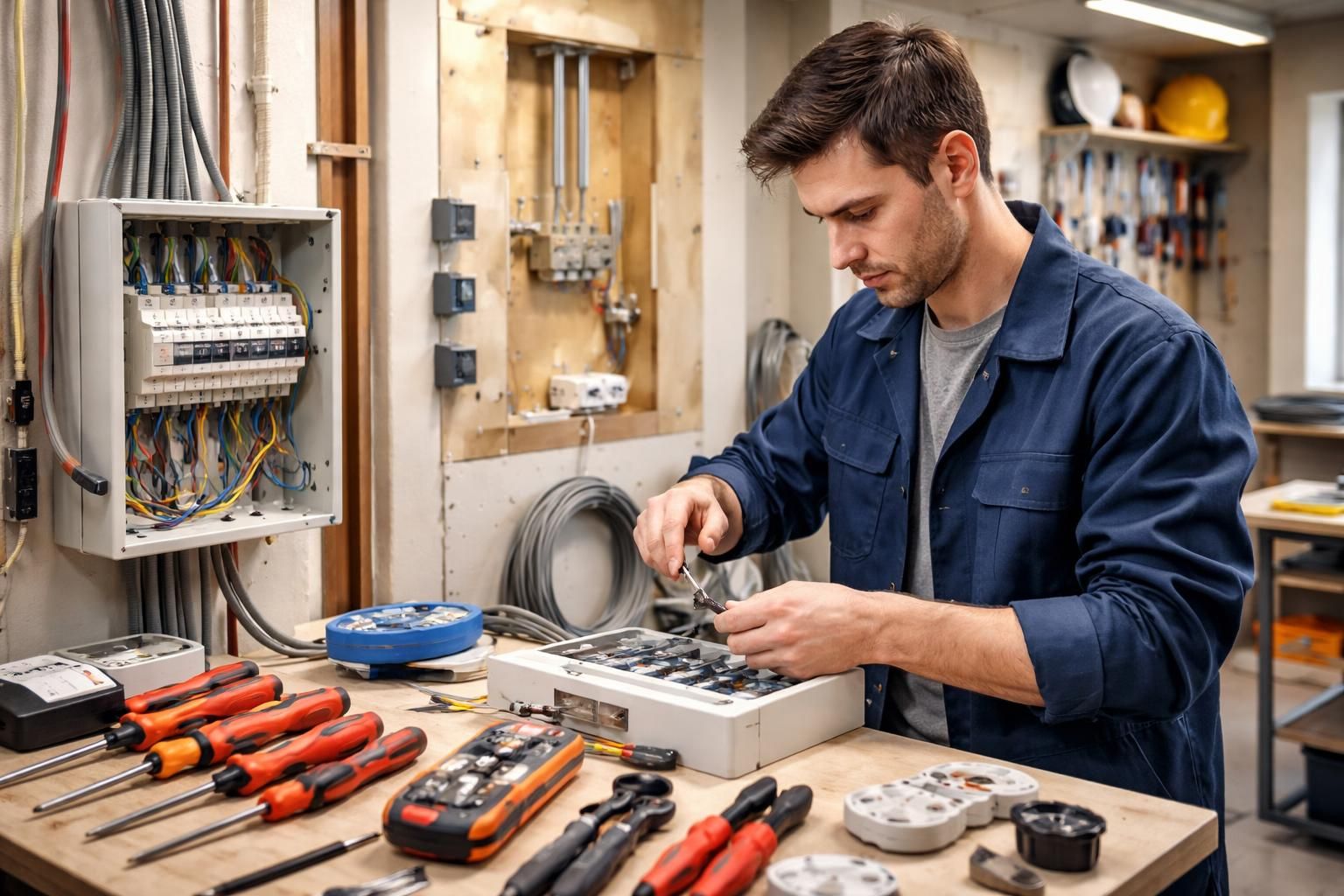 découvrez notre cours sur l’électricité du bâtiment pour apprendre pas à pas les bases essentielles, de l'installation aux normes de sécurité, adapté aux débutants et aux professionnels.