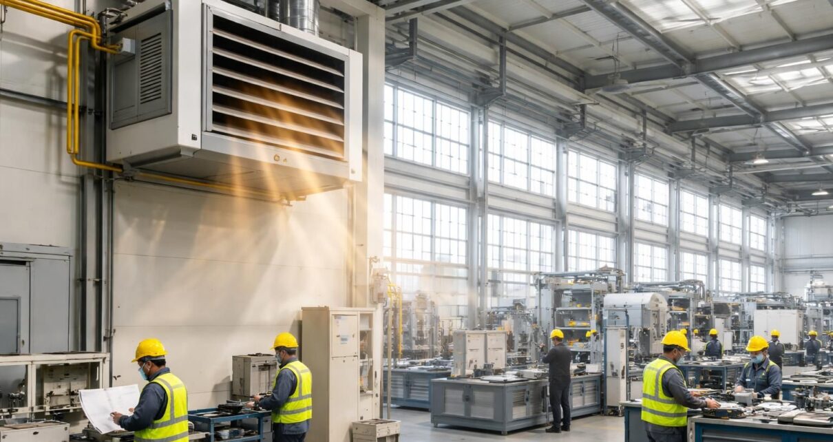 découvrez comment l'aérotherme gaz optimise le chauffage dans l'industrie moderne grâce à son efficacité énergétique, sa rapidité d'installation et sa fiabilité.