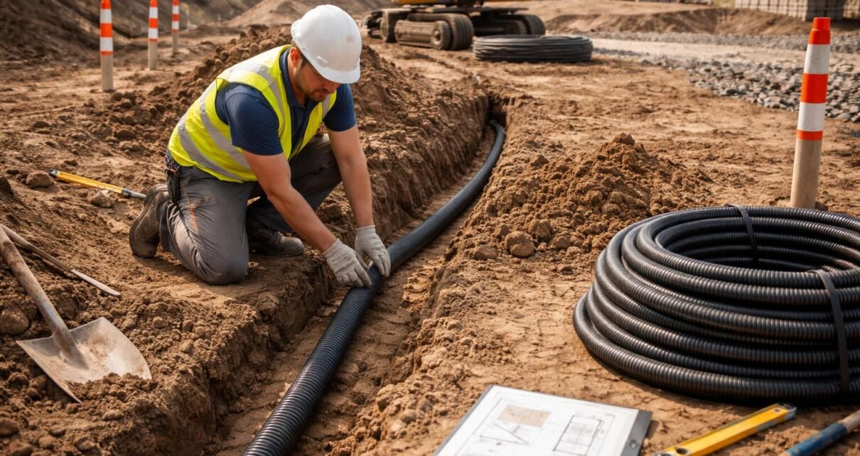 découvrez comment appliquer la norme pour l'installation des gaines électriques enterrées dans vos projets de construction, garantissant sécurité et conformité.